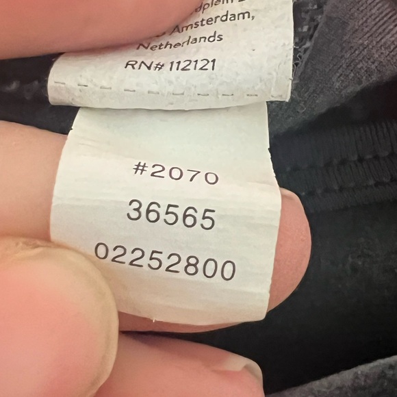 SPANX High Waisted Velvet Leggings Navy Blue - Picture 7 of 7